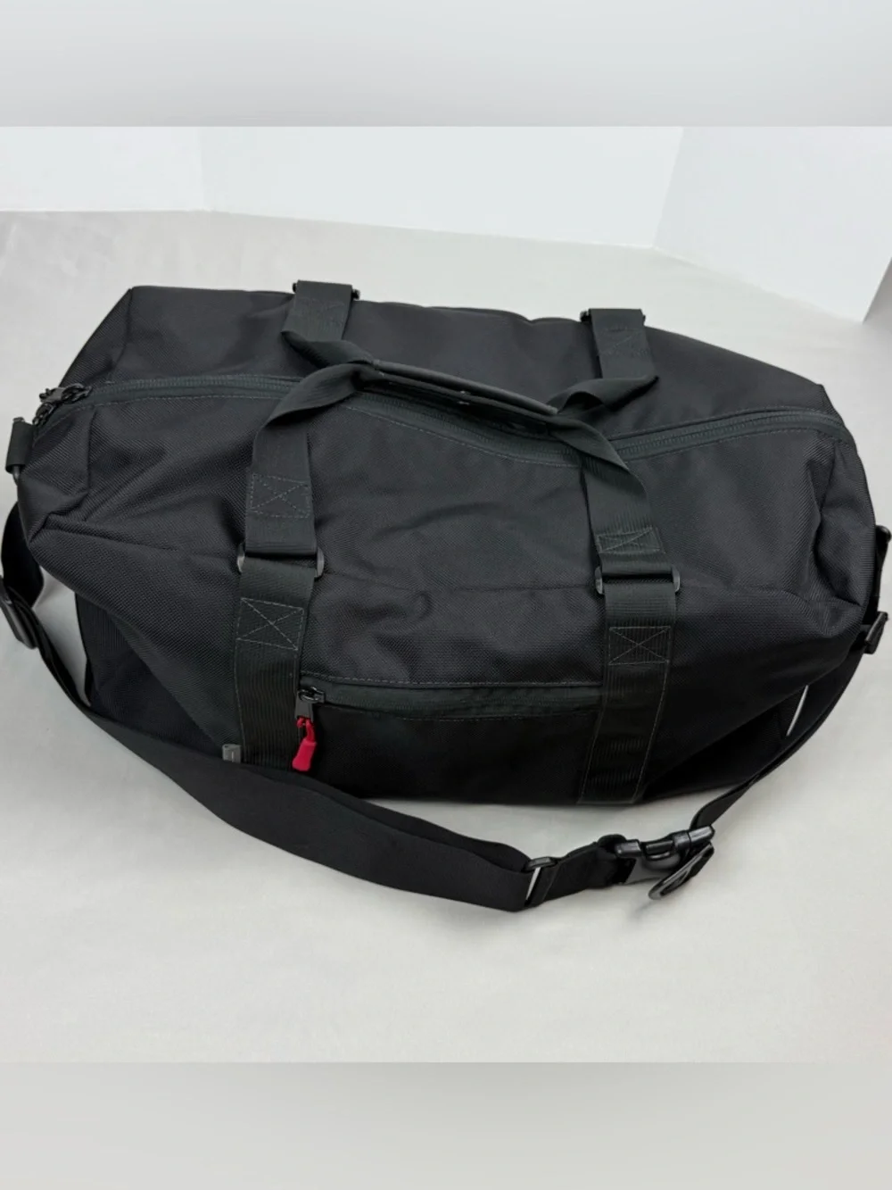 DSPTCH Black Weekender Duffle Bag Made in USA Ballistic Nylon